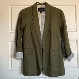 Banana Republic Olive Blazer size 2P